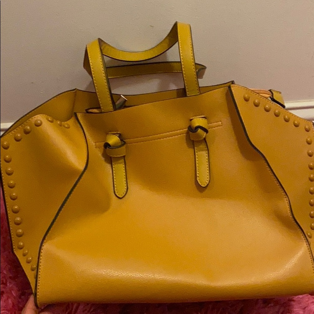 Yellow Versona purse